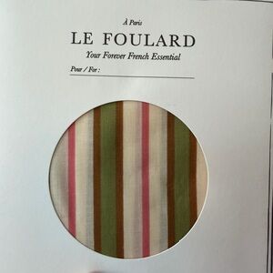 Sezane Multicolor Striped Scarf